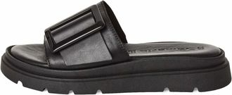 Tamaris Sandalen - Dames - Schoenen - Zwart - Maat: 38 EU Leer
