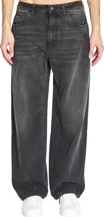 Dolce & Gabbana Black Relaxed Mid Rise Jeans