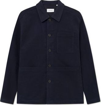 Les Deux Peach Overshirt - Heren - Zomerjassen - Blauw - S - Katoen - Jassen