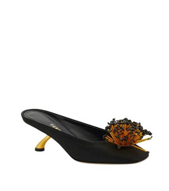 Ferragamo Black Slip On Pumps