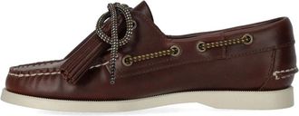 Max Mara Dockside Loafer - Dames - Bootschoenen - Bruin - 39 EU - Leer - Schoenen
