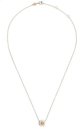 Tory Burch Icon Hanger Ketting - Dames - Kettingen - Geel - ONE Size - Accessoires
