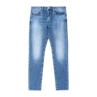 A|X Armani Exchange Slim-fit Jeans, male, Blue, Size: W36 L32 Slim Fit Stretch Denim Jeans