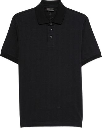 Emporio Armani Logo Baumwoll-Poloshirt