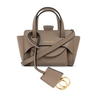Hidesins Tassen, Dames, Beige, ONE Size, Leer, Flap XS Premiere