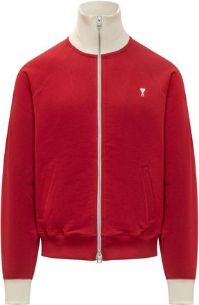 Ami Red Turtle Neck Sweatshirt