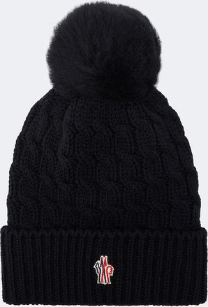 Moncler Cable-knit virgin wool beanie