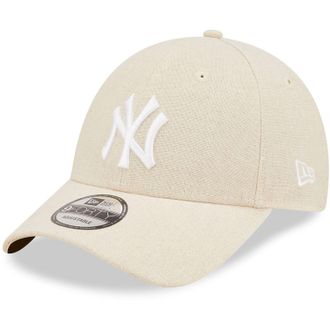 New Era 9Forty Strapback Cap - Linen New York Yankees Beige