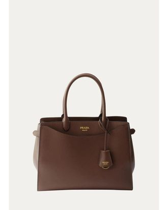 Prada Prelude Leather Top Handle Bag