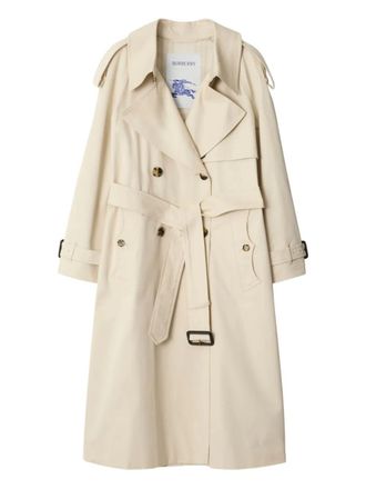 Burberry Trench Lungo In Gabardina Fitzrovia-Donna