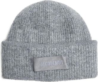 Jacquemus Beanies - Heren - Hoeden - Grijs - ONE Size - Accessoires