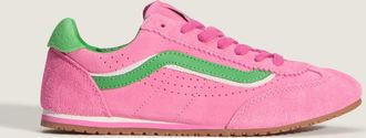 Vans Womens Super Lowpro Sneaker In Pink Fizz/bright Green