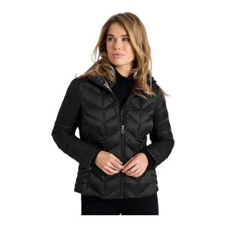 Junge Winter Jackets, female, Black, XL, Quilted Lightweight Black Jacket - Daisy