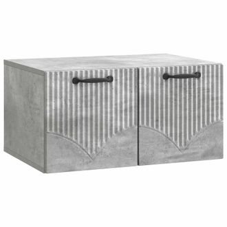 vidaXL Mueble Para Tv De Pared Gris Hormig&oacute;n 59,5 X 41 X 30 Cm Vidaxl