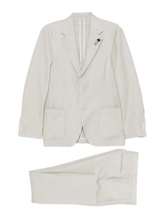 Lardini Suit in grey linen