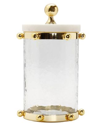 Alice Pazkus Hammered Glass Canister