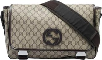 Gucci Borsa a tracolla Pre-owned in tela - - Pre-owned - Donna - Beige - ONE SIZE