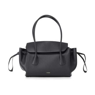 Jil Sander Tassen, Dames, Zwart, ONE Size, Leer, Handbags