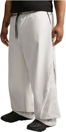 Nike Tech Dri-FIT Shori Knit Open-Hem Pants - Heren - Sport - Beige - Maat: XS Katoen