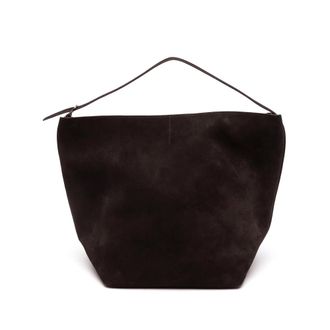 Toteme Belted Suede Tote Bag