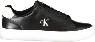 Calvin Klein Polyurethane Sneaker - Heren - Sneakers - Zwart - 44 EU - Leer - Schoenen