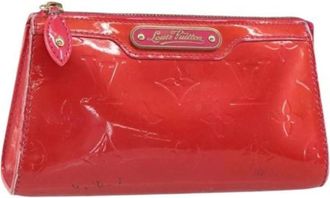 Louis Vuitton Pre-owned Vintage Clutch - Dames - Vintage Clutch - Roze - ONE Size - Leer - Vintage