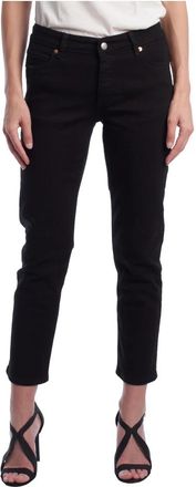 Zadig&Voltaire Klassieke Straight Leg Denim Broek - Dames - Cropped Jeans - Zwart - W25 - Denim - Jeans