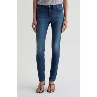AG - Adriano Goldschmied Quinn Low Rise Cigarette Jeans in Sensational at Nordstrom, Size 23