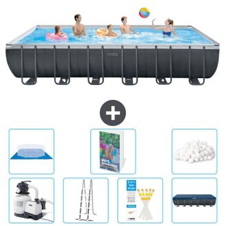 Intex Piscina Ultra Xtr Rectangular - 732x366x132 Cm - 8-piezas S629