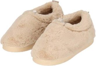 Apollo pantoffels van imitatiebont beige