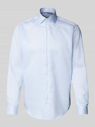Christian Berg Regular Fit Business-Hemd mit Kentkragen in Bleu, Gr&ouml;&szlig;e 43/44