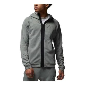 Nike Jordan Air Jordan Fleece Full-Zip Hoodie Gray DV9783-063