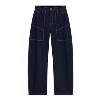 HUGO BOSS C Cargo Balloon Jeans - Dames - Loose Fit Jeans - Blauw - W28 L32 - Katoen - Jeans