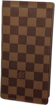 Louis Vuitton Pre-owned Wallets, male, Brown, Size: ONE SIZE Pre-owned Vintage Long Wallet (bi-fold)