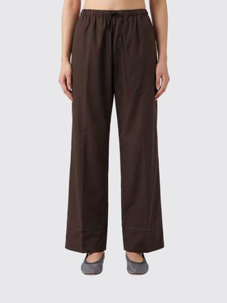 Yves Salomon Pantaloni a gamba larga Yves Salomon in cotone