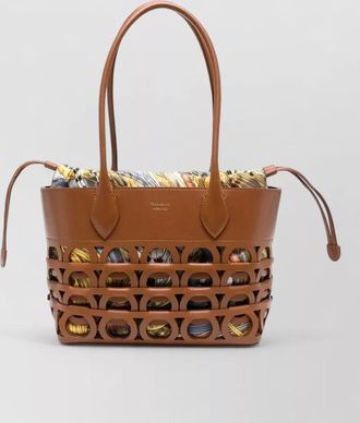 Ferragamo gancini leather shoulder bag