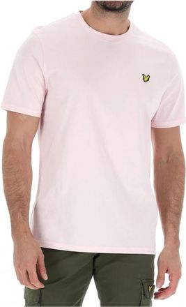 Lyle & Scott Plain T-Shirt - Heren - T-shirts - Roze - XL - Katoen - Tops