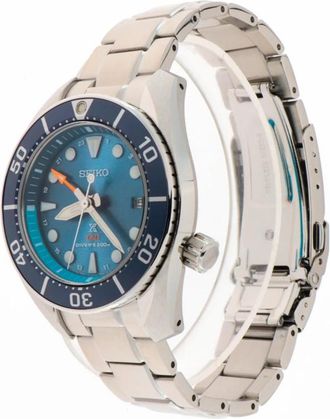 Seiko Prospex Sea Dames Quartz Horloge Blauwe Wijzerplaat - Dames - Horloges - Blauw - ONE Size - Accessoires