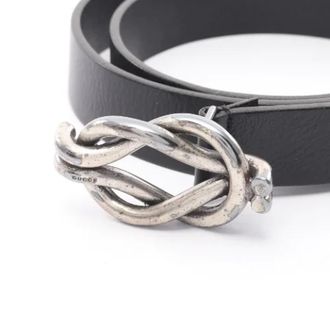 Gucci Pre-owned Belts, male, Black, Size: ONE SIZE Pre-owned Leather Belt 163502