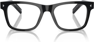 Prada 54mm Pillow Optical Glasses in Black at Nordstrom