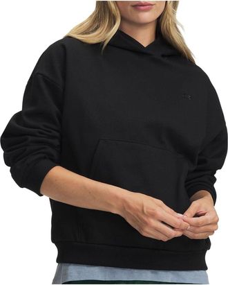 Under Armour (WMNS) Under Armour UA Icon Fleece: Reinvented Hoodie Asia Sizing Ultimate Black 6013544-008