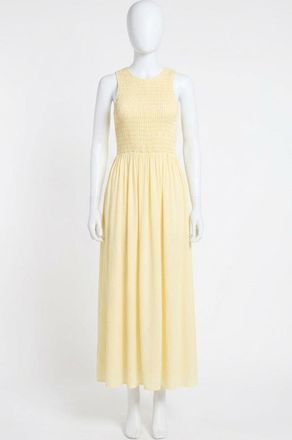 Z Supply Juniper Linen Maxi Dress In Pineapple