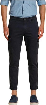 Mason's Chile Cargo Broek - Heren - Slim Fit Broeken - Blauw - XL - Katoen - Broeken