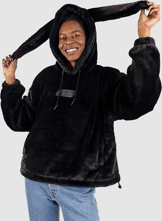 A.Lab Kendallie Bunny Fleece Hoodie schwarz