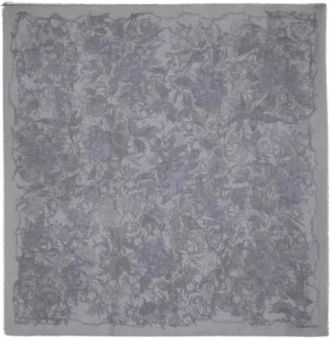 Zadig&Voltaire Sciarpa Kerry Roses - - Accessories - Donna - Grigio - ONE SIZE