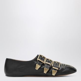 Chlo&eacute; Black Susanna Flat Shoe
