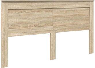 vidaXL Cabecero Con Cabecera Roble Sonoma 200 Cm Madera Contrachapada Vidaxl