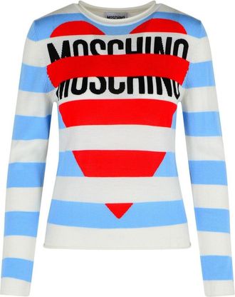 Moschino Multicolor Virgin Wool Sweater