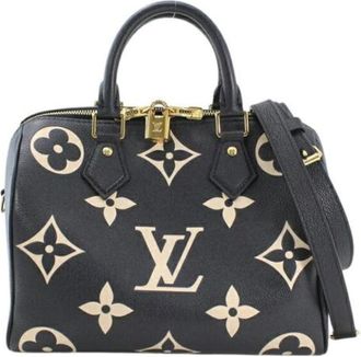 Louis Vuitton Pre-owned Handbag - Dames - Vintage Handtas - Zwart - ONE Size - Leer - Vintage