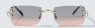 Cartier Signature C De Cartier rectangular sunglasses
